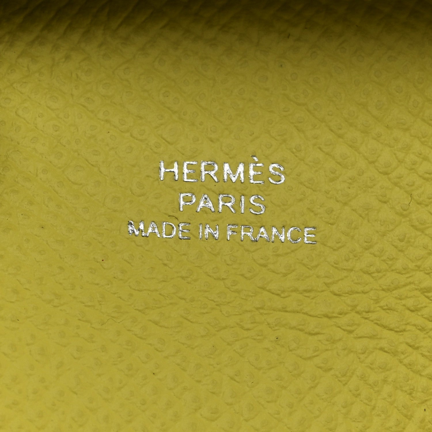 Hermes Epsom Bastia Coin Purse Lime 6 of 8