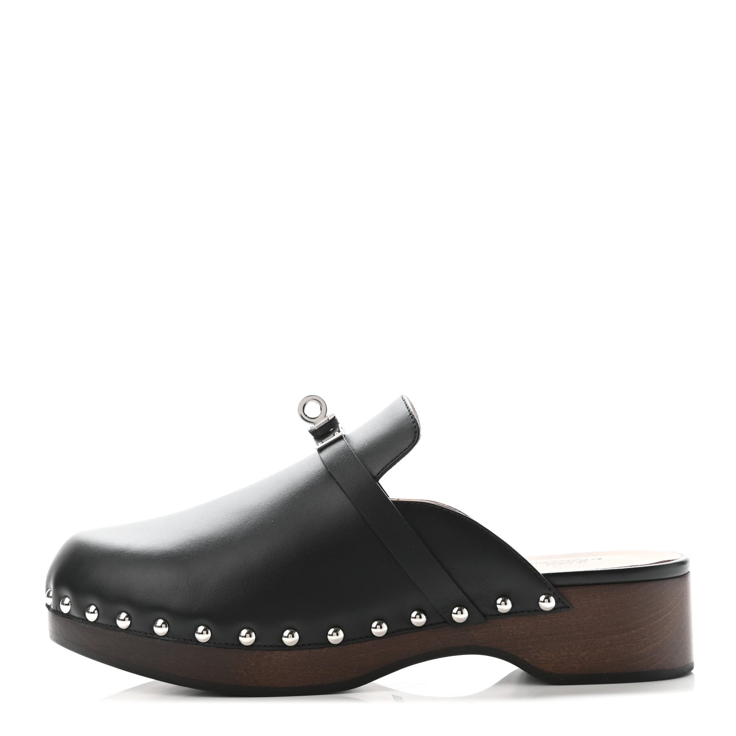 Calfskin Carlotta Mules 38 Black