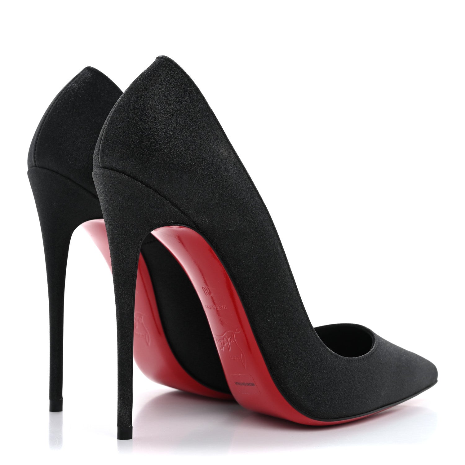 Christian Louboutin Glitter So Kate 120 Pumps 38 Black 5 of 8