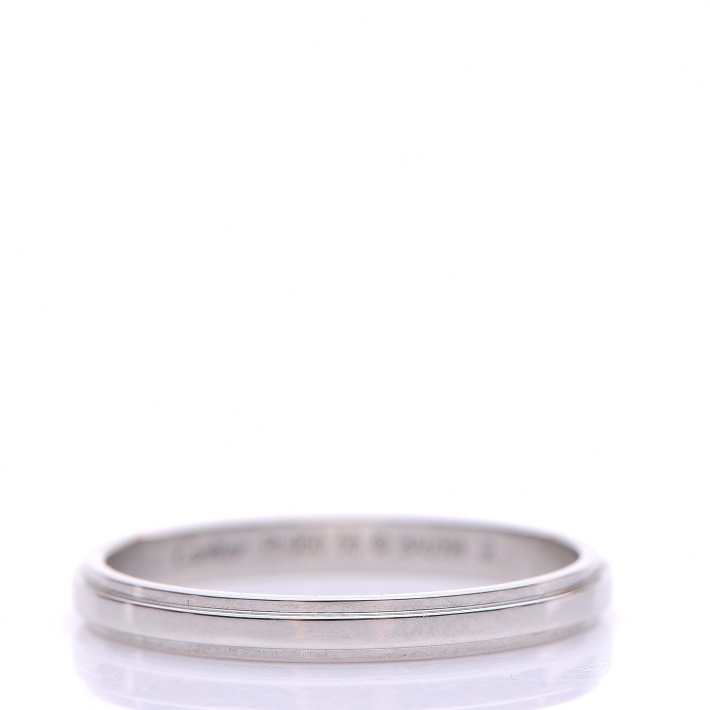 Platinum Band Ring 58 8.25