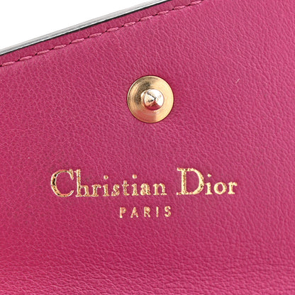 Christian Dior Bullcalf Diorissimo Compact Wallet Black 6 of 10
