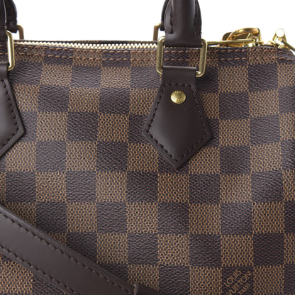Louis Vuitton Damier Ebene Speedy Bandouliere 25 10 of 10