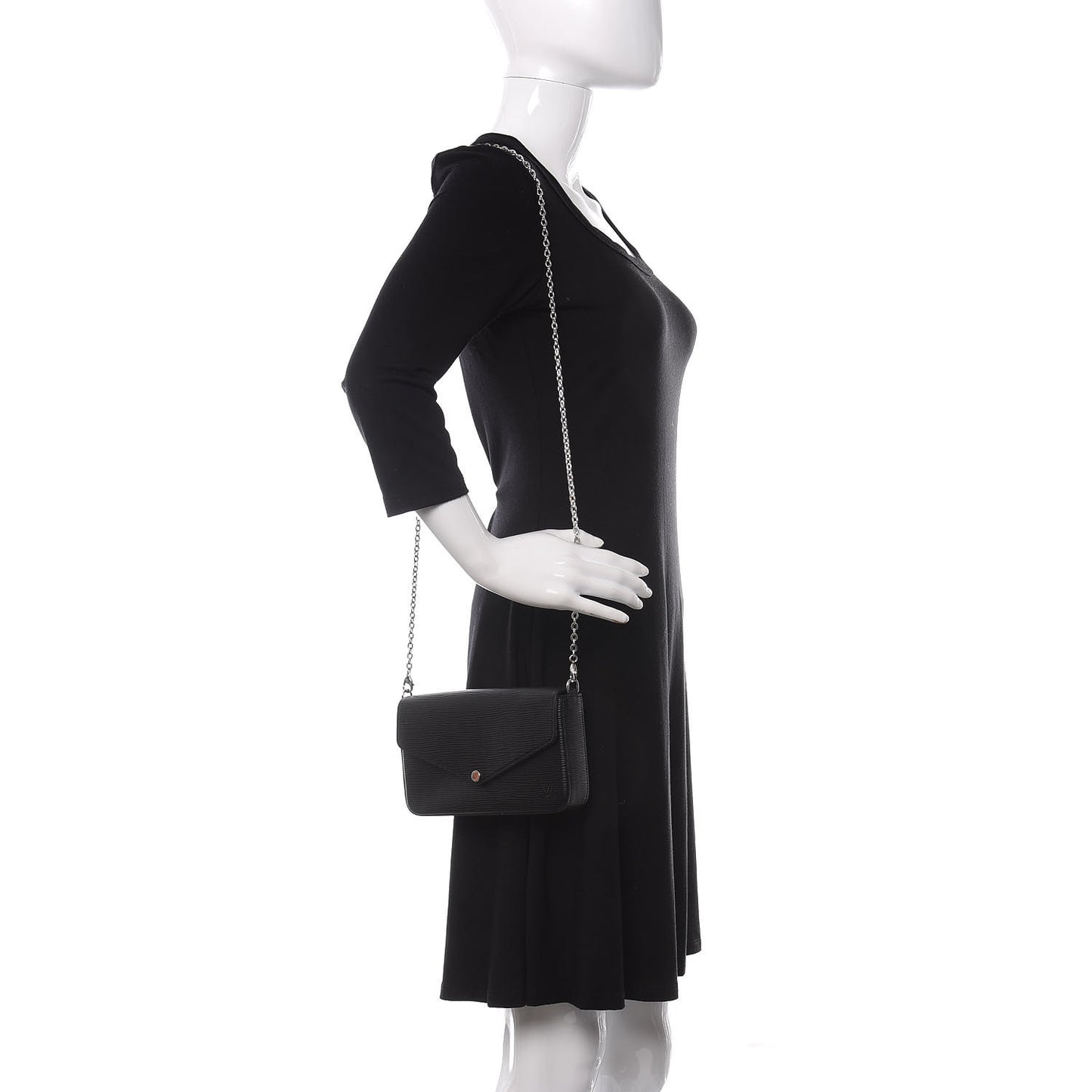 Epi Pochette Felicie Black