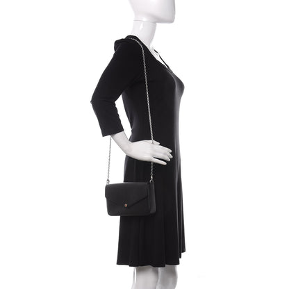 Louis Vuitton Epi Pochette Felicie Black 2 of 14