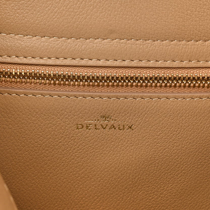 Delvaux Grained Calfskin Mini So Cool Satchel Latte 6 of 9