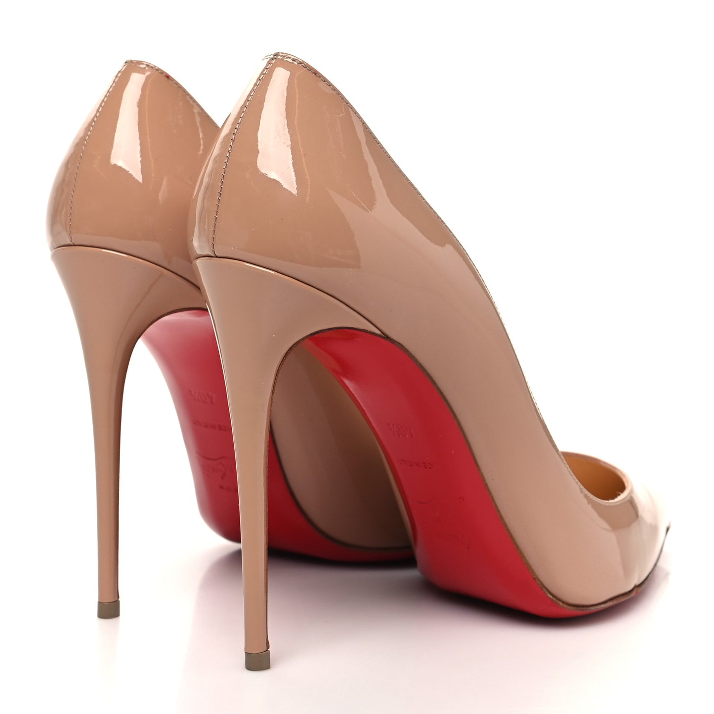 Patent Pigalle Follies 100 Pumps 40.5 Nude