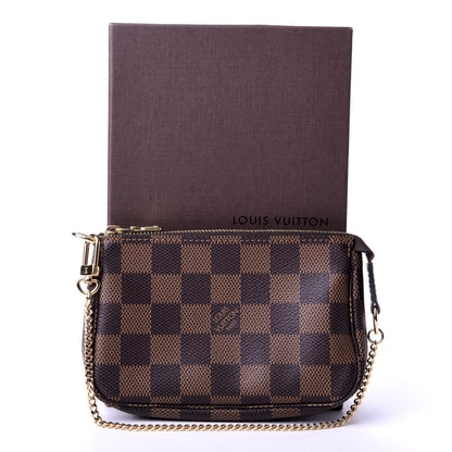 Louis Vuitton Damier Ebene Mini Pochette Accessories 8 of 8