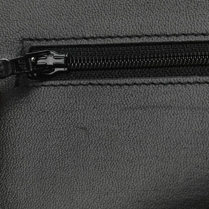 Chanel Lambskin Quilted Wallet On Chain WOC Black 11 of 12