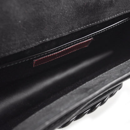 Valentino Garavani Patent Histoire Shoulder Bag Black 6 of 9