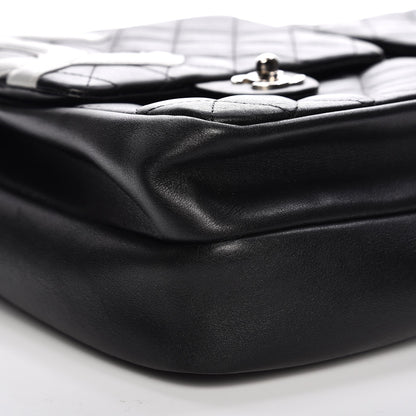 Chanel Calfskin Quilted Cambon Multipocket Top Handle Bag Black 9 of 10