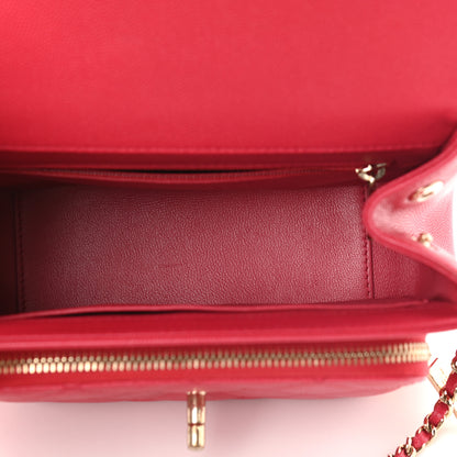 Chanel Caviar Quilted Small Business Affinity Flap Red 5 of 11