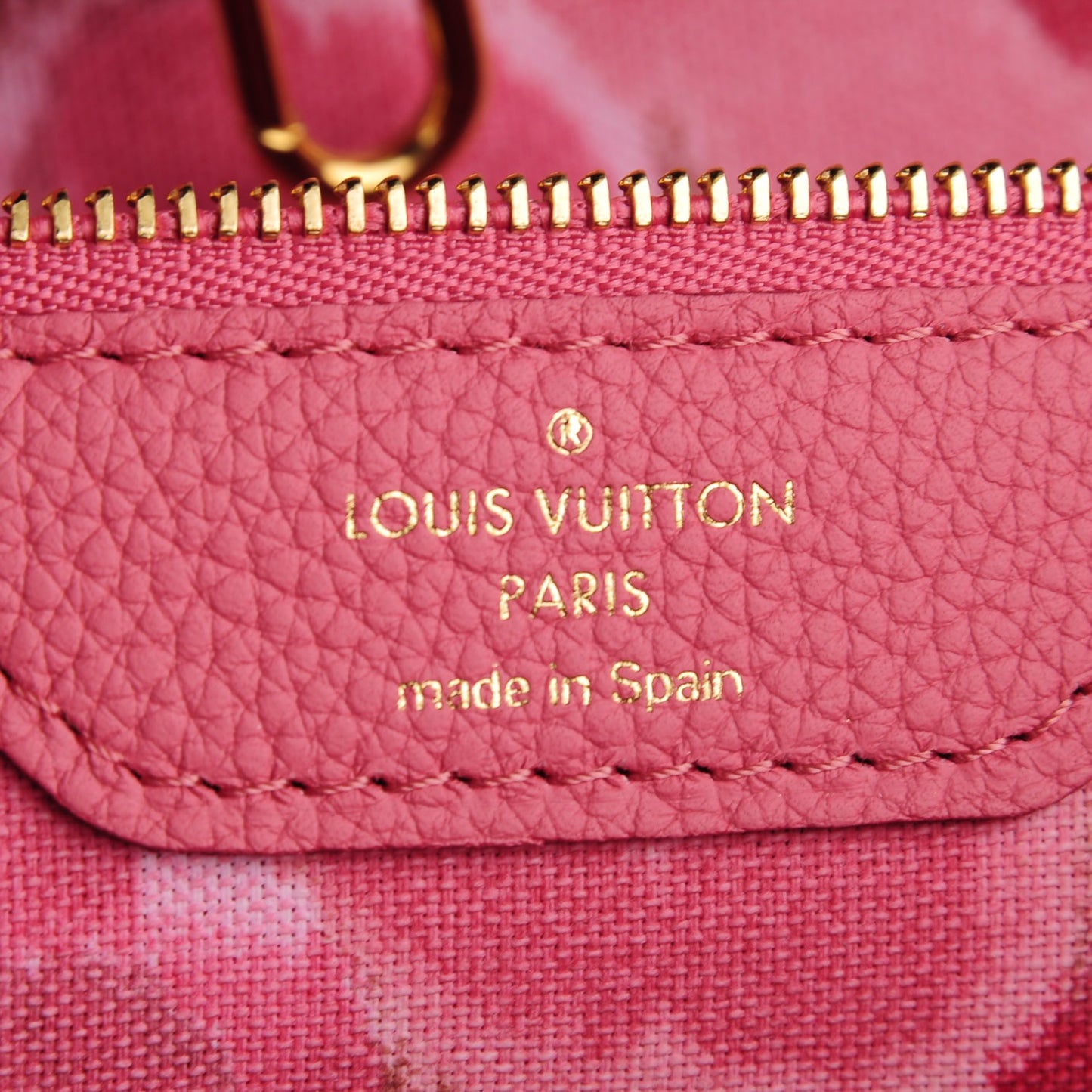 Monogram Articles de Voyage Ikat Neverfull MM Rose Velours
