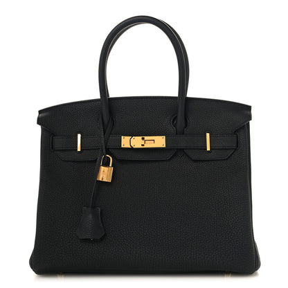 Hermes Togo BIRKIN 30 Black 1 of 12
