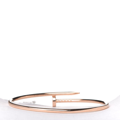 Cartier 18K Pink Gold Small Juste Un Clou Bracelet 17 3 of 5