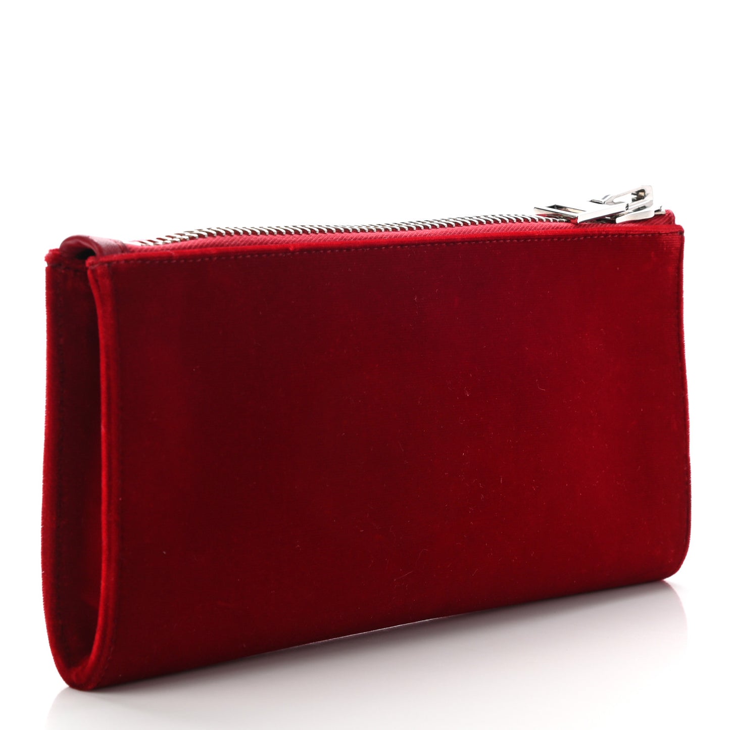 Velvet Crystal TF Clutch Dark Red