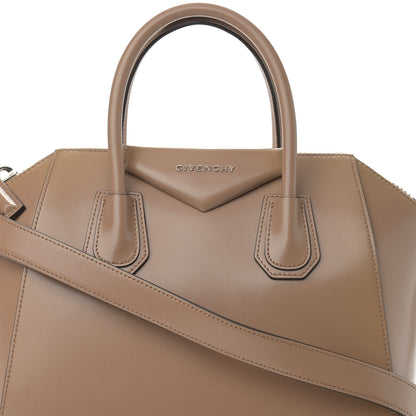 Givenchy Shiny Lord Calfskin Small Antigona Dark Beige 8 of 15