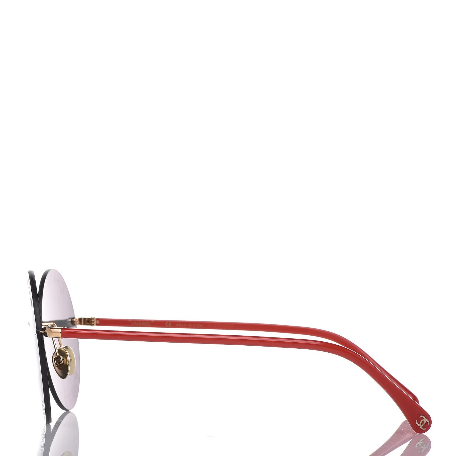 Chanel x Pharrell Williams Round Sunglasses Rouge 3 of 7