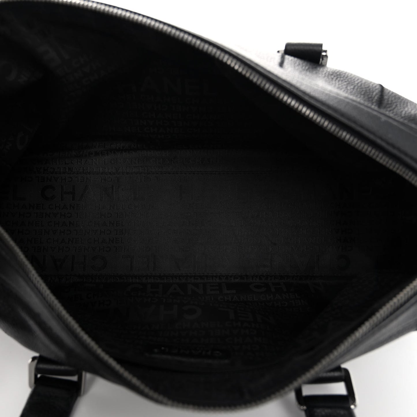 Caviar Square Stitched Tote Black