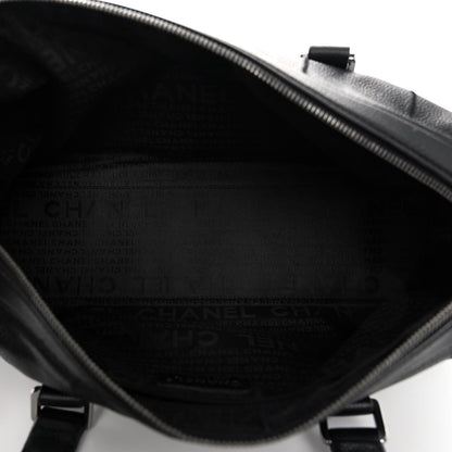 Chanel Caviar Square Stitched Tote Black 5 of 10