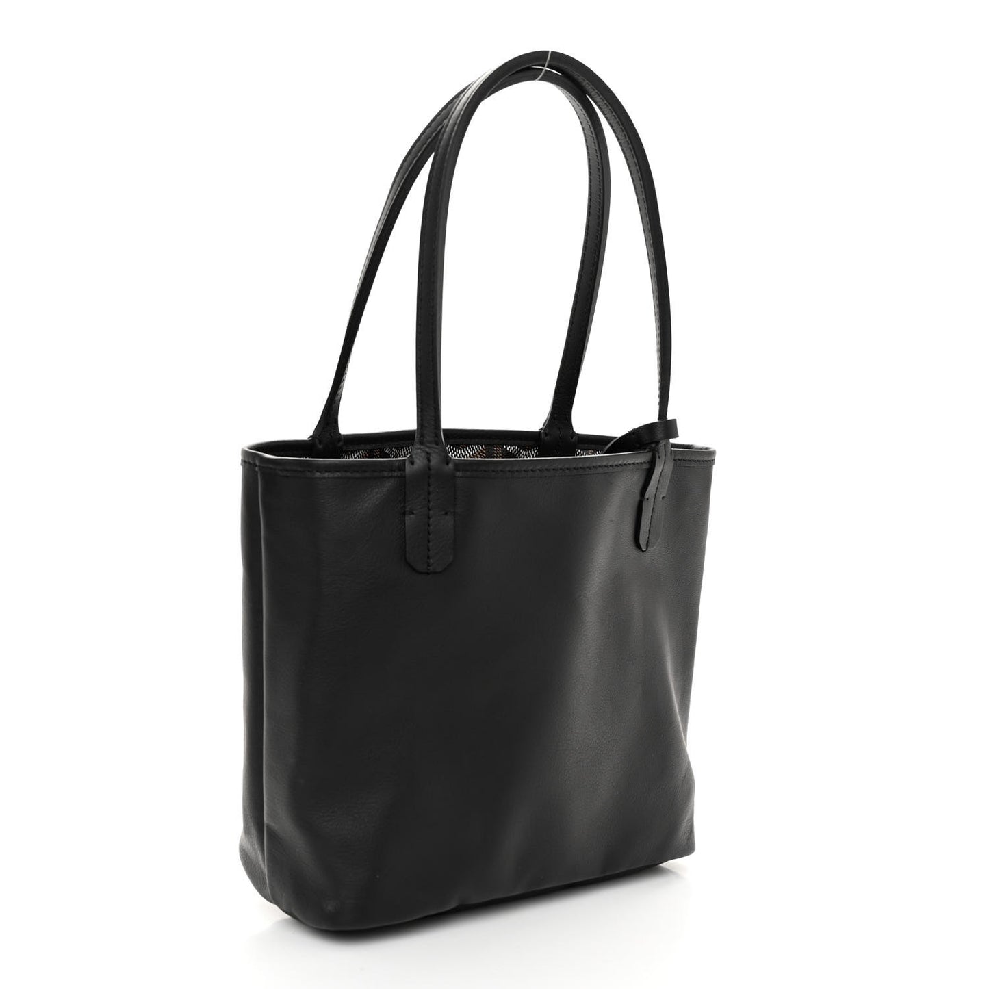 Goyardine Reversible Mini Anjou Black