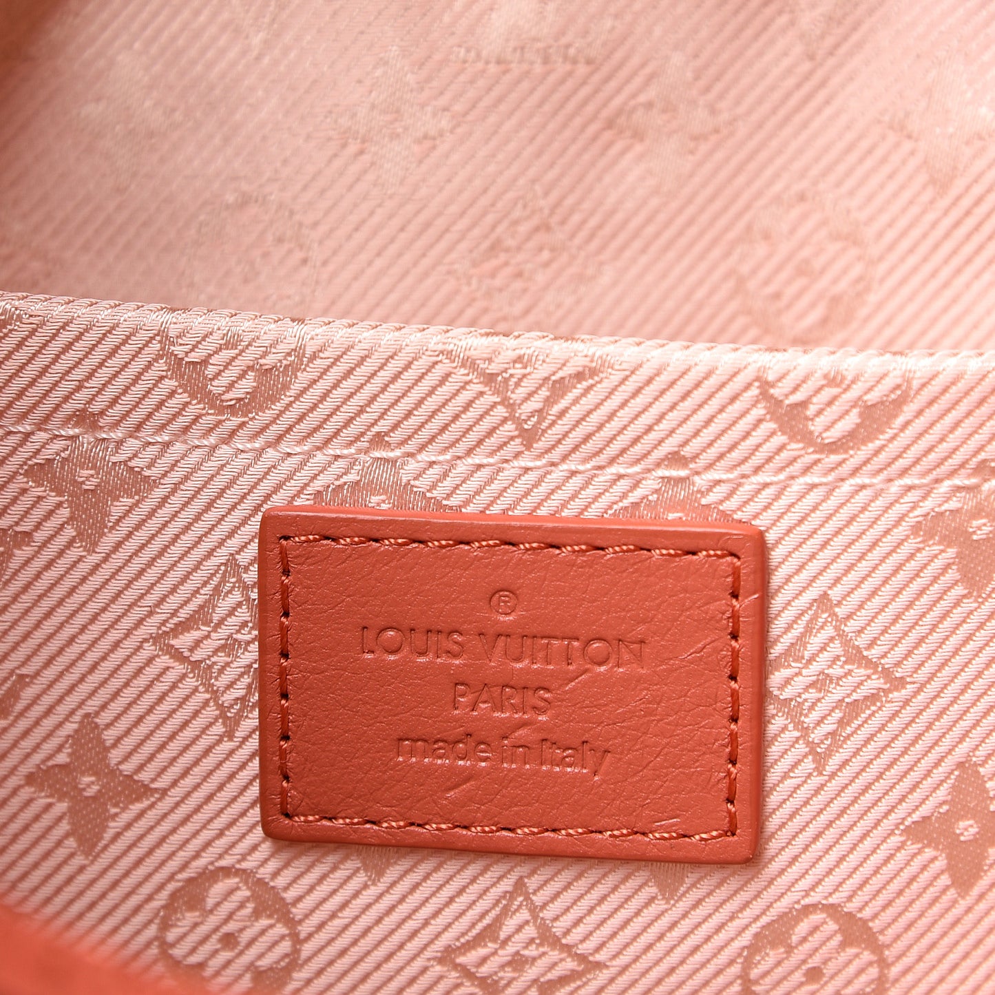 Calfskin Quilted Monogram Altair Clutch Rose