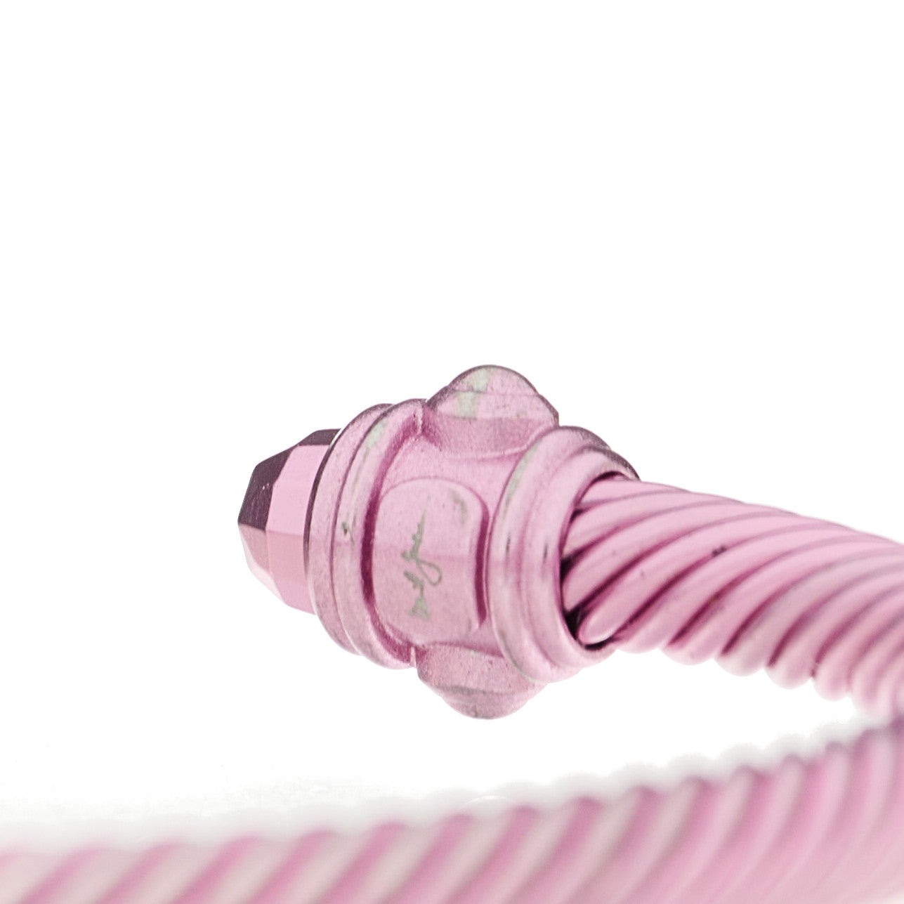 David Yurman Aluminum 5mm Renaissance Bracelet Pink 3 of 4