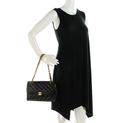 Chanel Lambskin Medium Double Flap Black 2 of 10