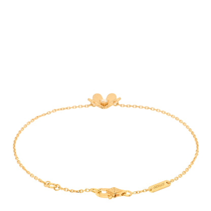 Van Cleef & Arpels 18K Yellow Gold Diamond Mini Frivole Bracelet 2 of 3