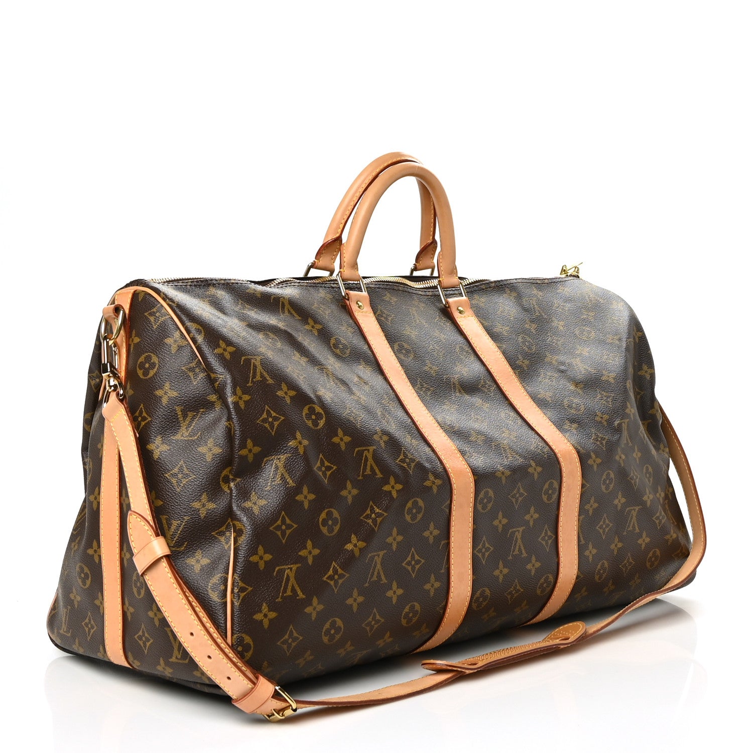 Louis Vuitton Monogram Keepall Bandouliere 55 3 of 12