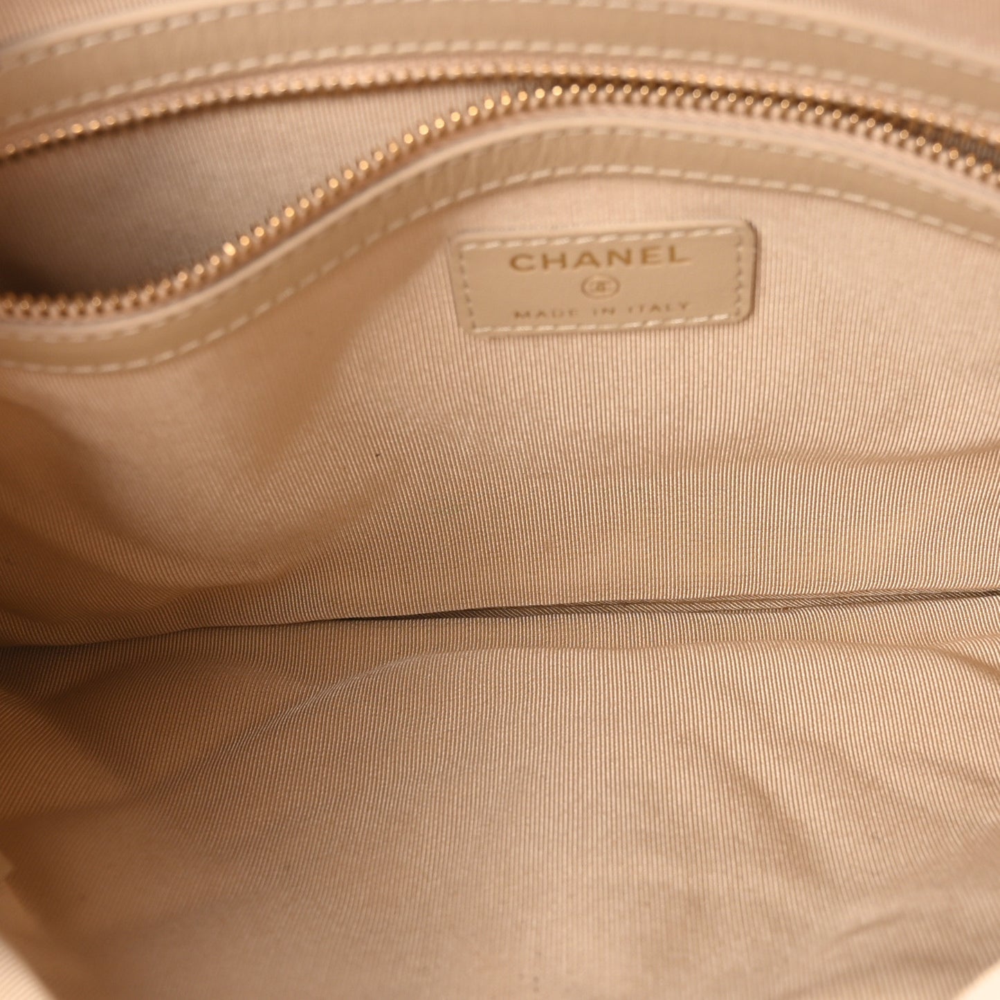 Tweed CC Medium Cosmetic Case Beige Black