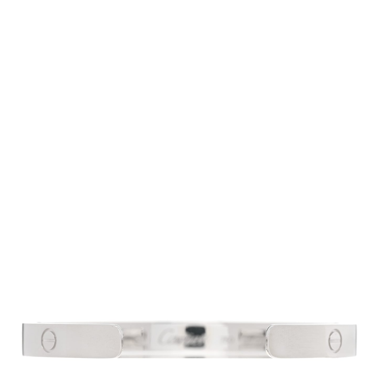 18K White Gold LOVE Cuff Bracelet 18