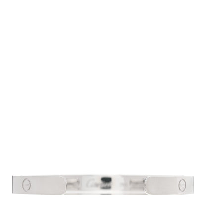 Cartier 18K White Gold LOVE Cuff Bracelet 18 2 of 3