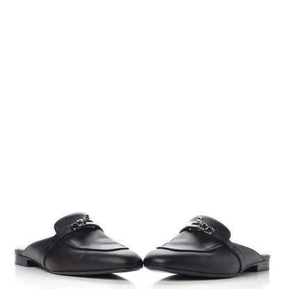 Hermes Calfskin Oz Mules 39 Black 5 of 13