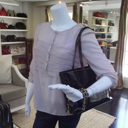 Prada Vernice Shopper Tote 2 of 9