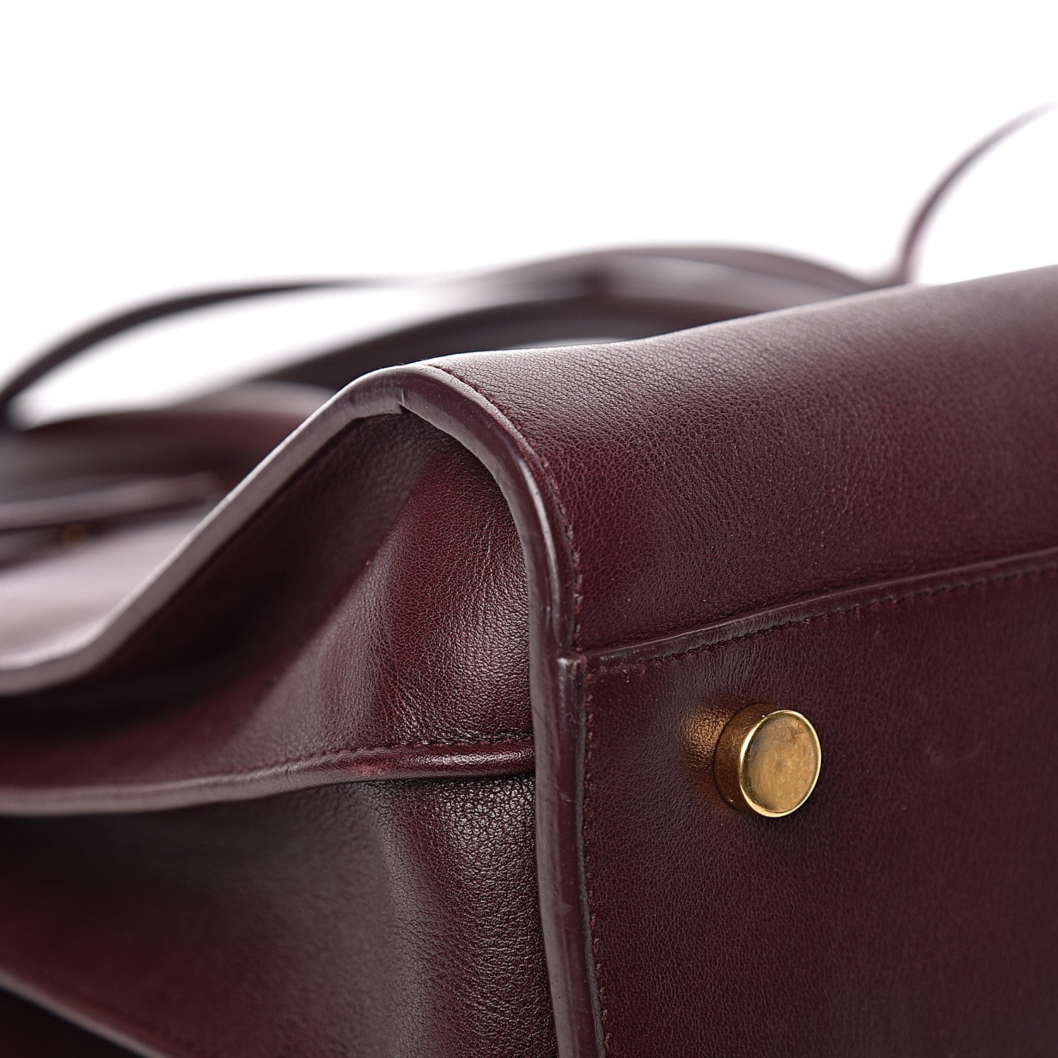 Saint Laurent Calfskin Small Sac De Jour Amarena 17 of 19