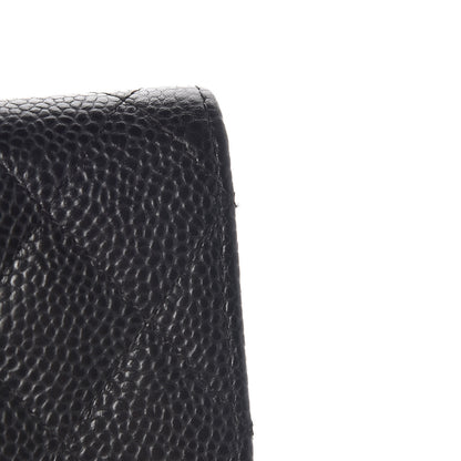 Chanel Caviar Quilted Flap Card Holder Black 11 of 13