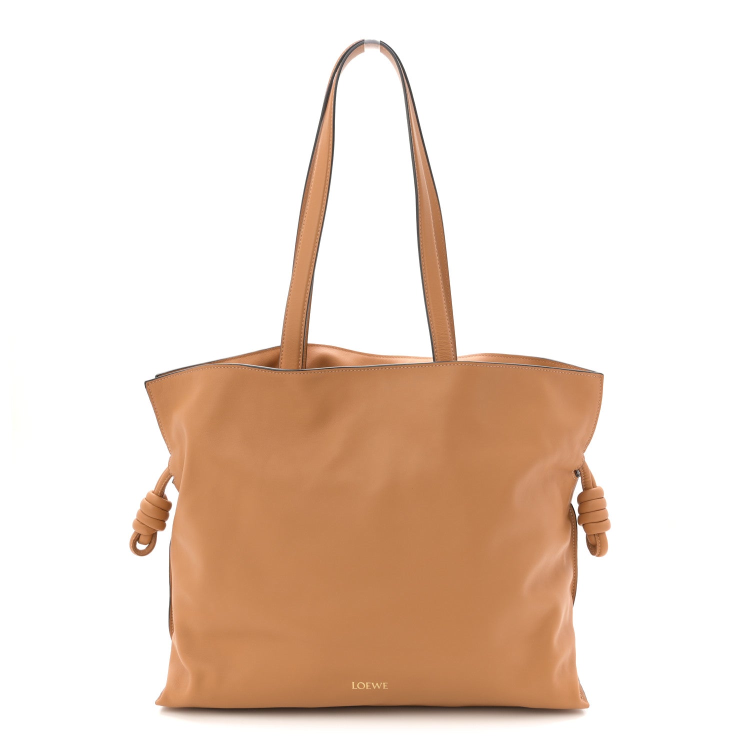 Loewe Calfskin Large Flamenco Knot Bag Warm Desert 1 of 10