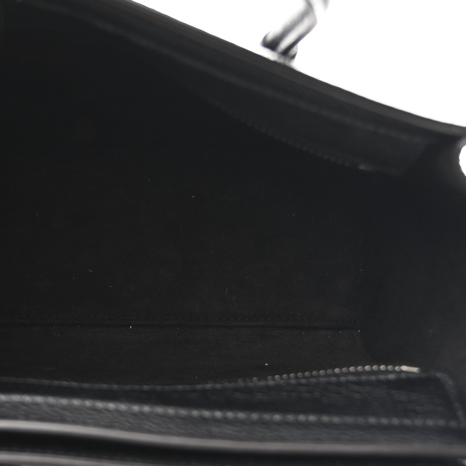 Celine Drummed Calfskin Nano Luggage Black 5 of 11