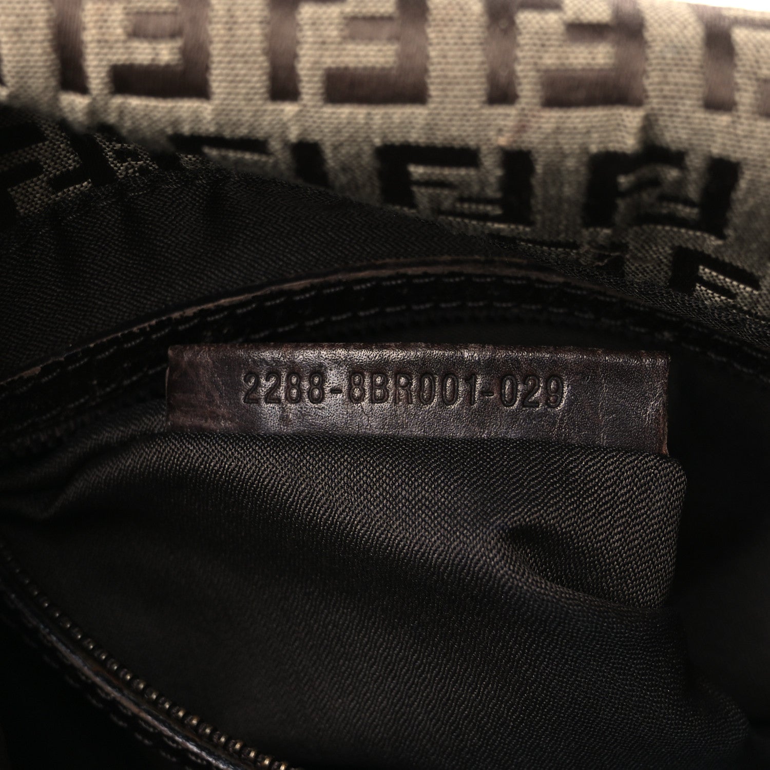Fendi Zucchino Mama Baguette Brown 7 of 11
