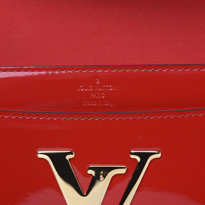 Louis Vuitton Patent Louise Clutch Cherry 6 of 8