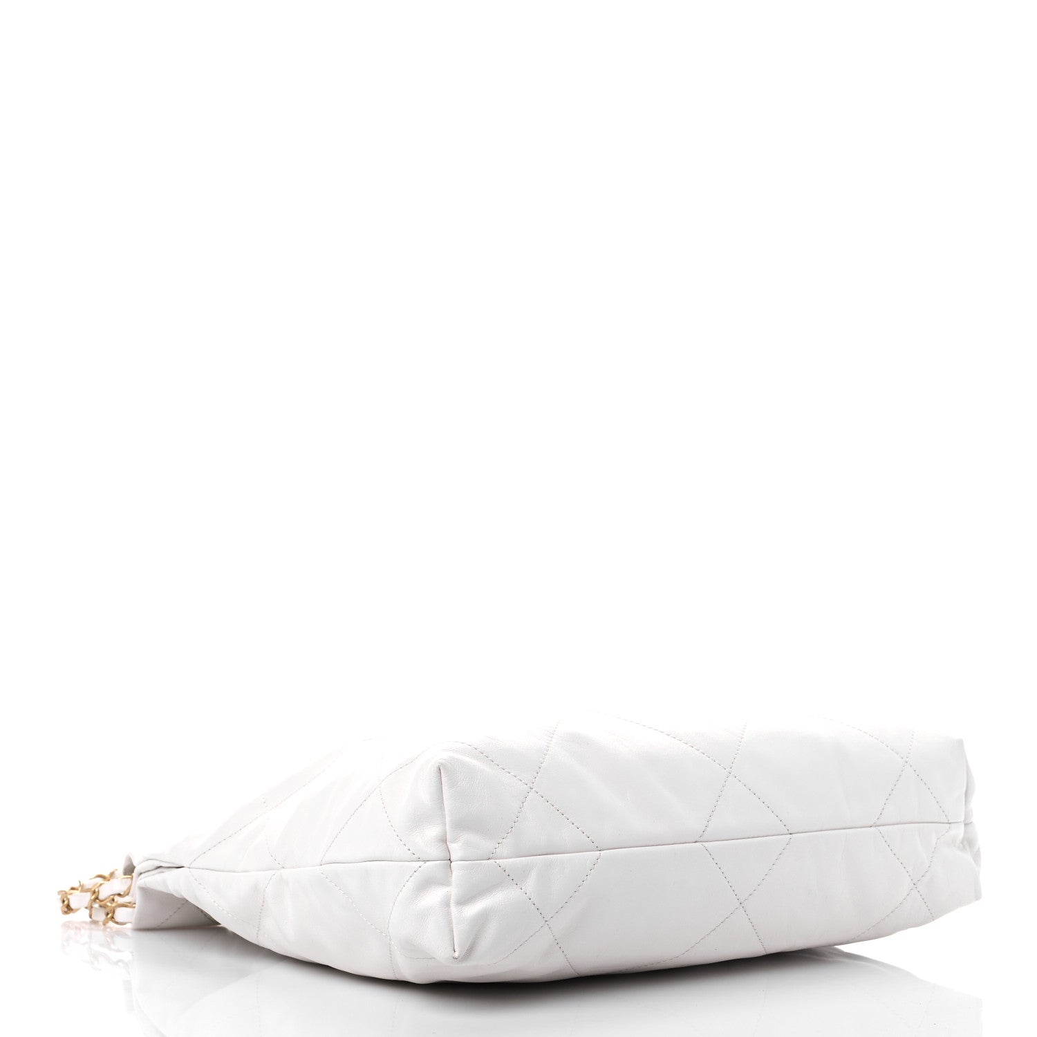 Chanel Shiny Calfskin Quilted Small Chanel 22 White 5 of 12