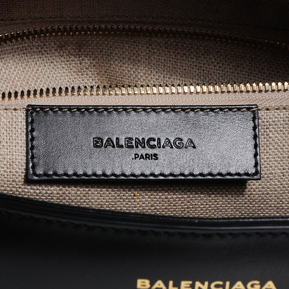Balenciaga Calfskin Padlock Nude Work S Elaphe Snakeskin Top Handle Black 5 of 7