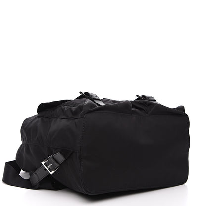 Prada Nylon Vela Saffiano Backpack Black 3 of 9