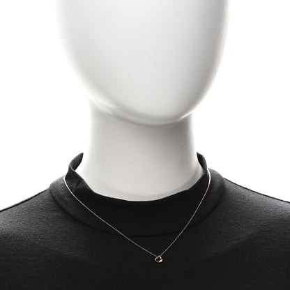 Tiffany 18K Rose Gold 7mm Elsa Peretti Open Heart Pendant Necklace 2 of 5