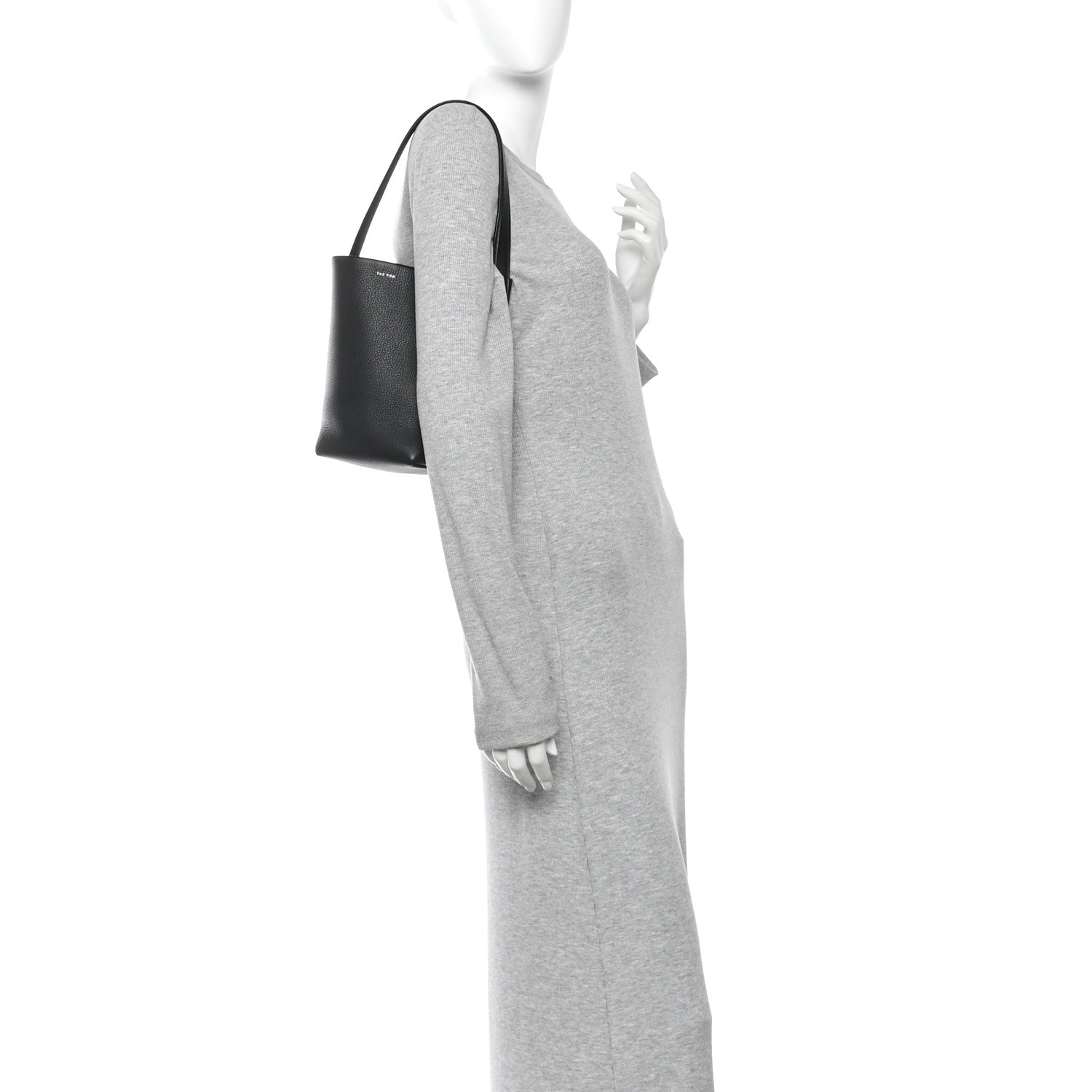 The Row Grained Calfskin Small N/S Park Tote Black 2 of 9