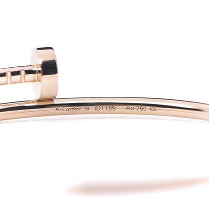Cartier 18K Pink Gold Small Juste Un Clou Bracelet 16 3 of 3