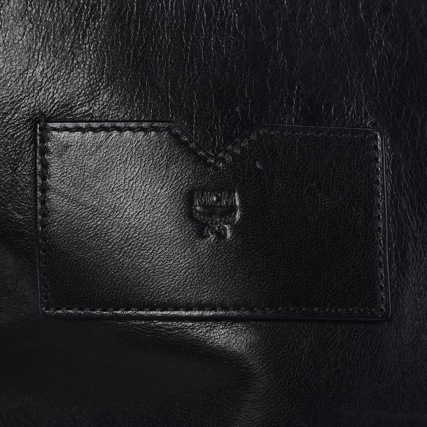 MCM Lambskin Mens Medium Killian Messenger Bag Black 11 of 14