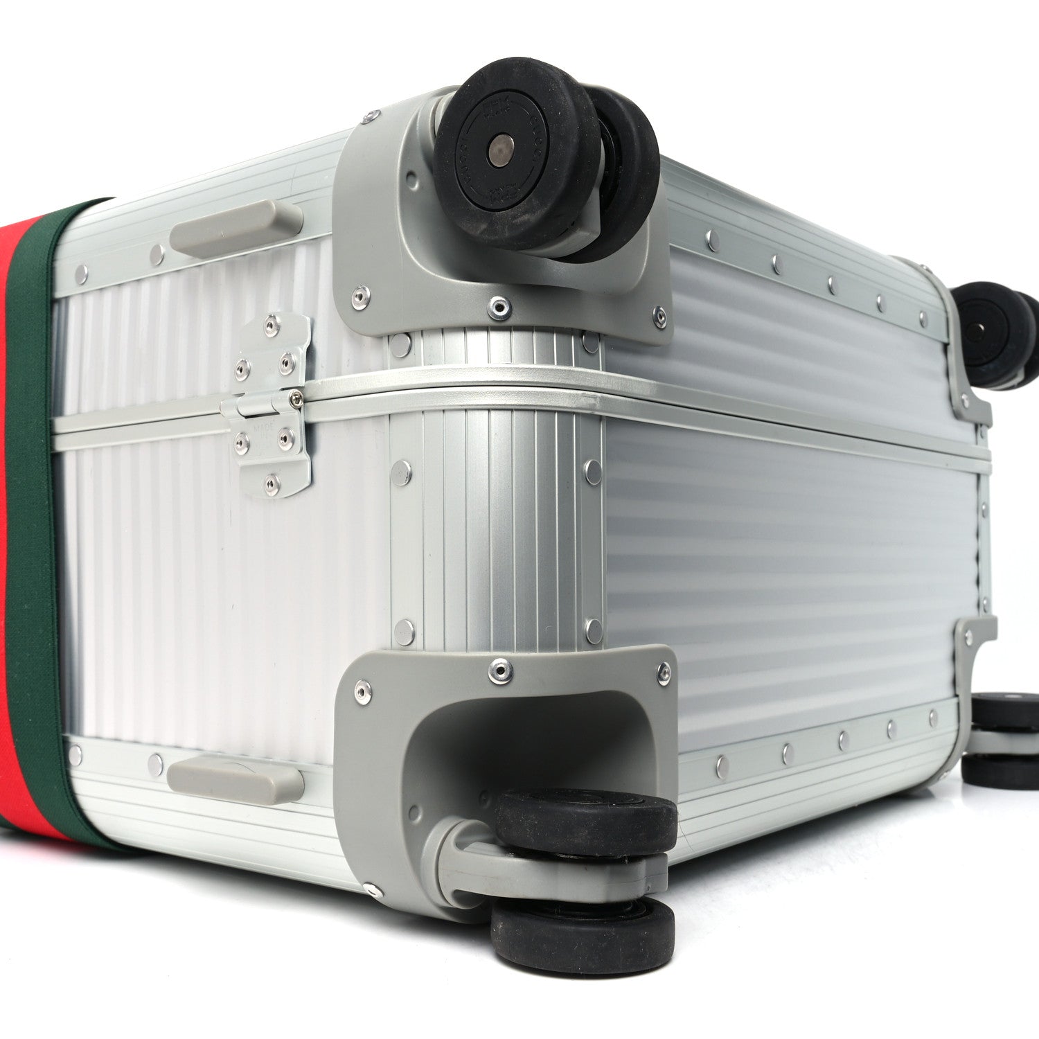 Gucci Aluminum Web Medium Porter Cabin Plus Trolley 7 of 8