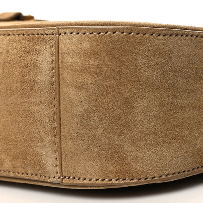 Saint Laurent Suede Calfskin Le 5 A 7 Hobo Beige 10 of 13