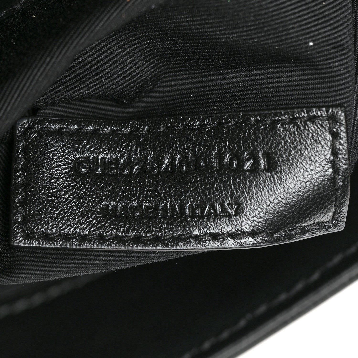 Saint Laurent Calfskin Y Quilted Monogram Toy Loulou Crossbody Bag Black 8 of 12